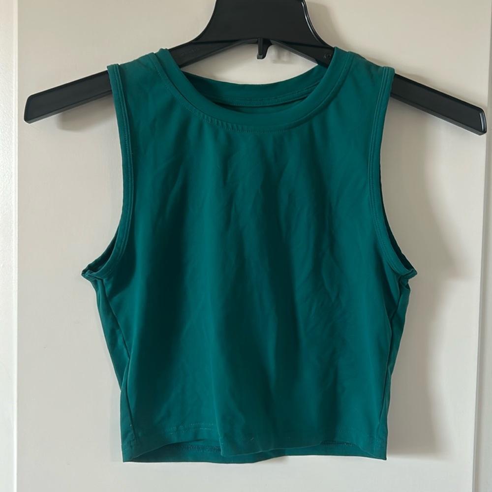 ZYIA blue/green active wear crop top. SUPER comfortable. One of my favorites🥺